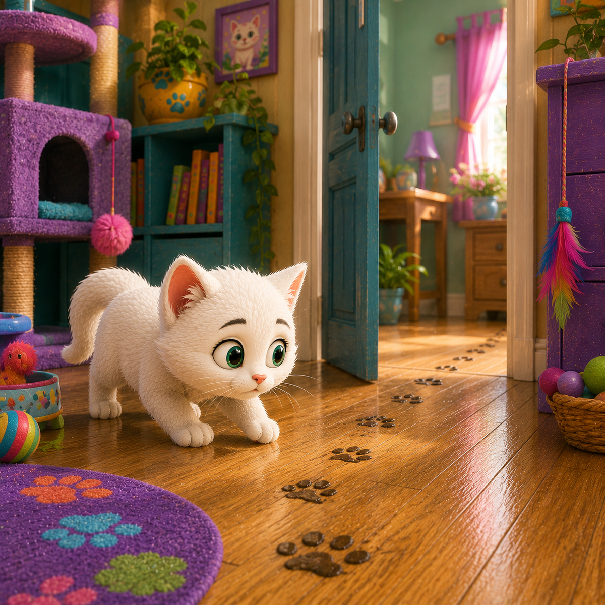 Gato Copito - El misterio de las huellas